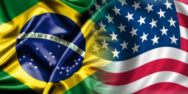 Bandeira Brasil Estados Unidos